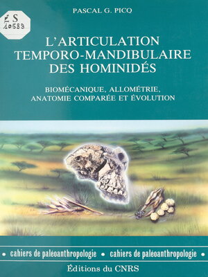cover image of L'articulation temporo-mandibulaire des hominidés
